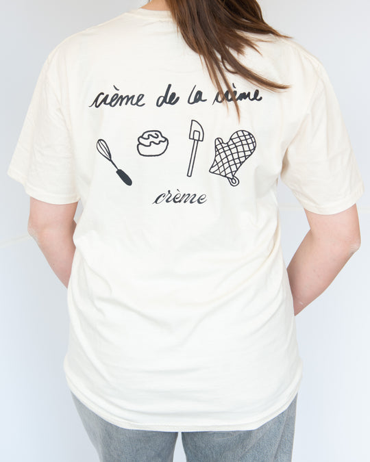 Crème T-shirt- Cream