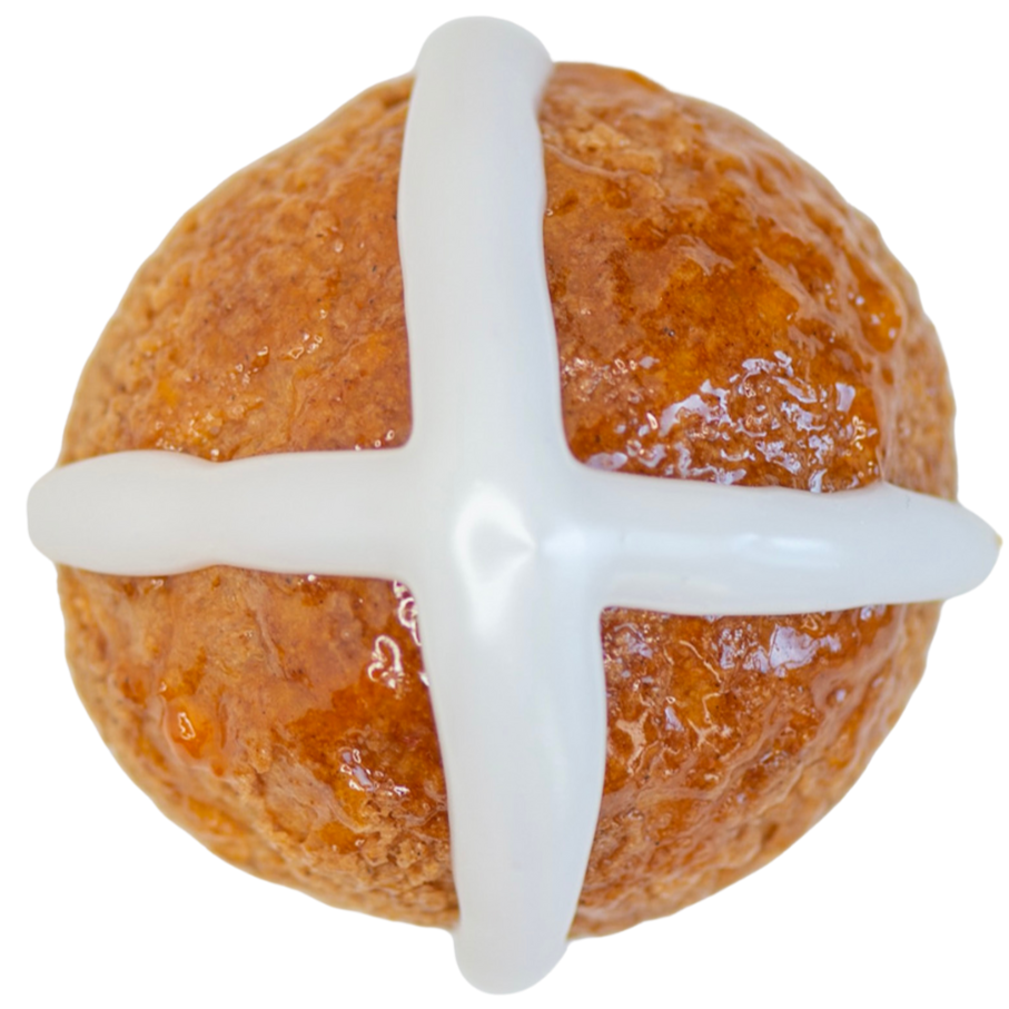 Hot Cross Bun Cream Puffs