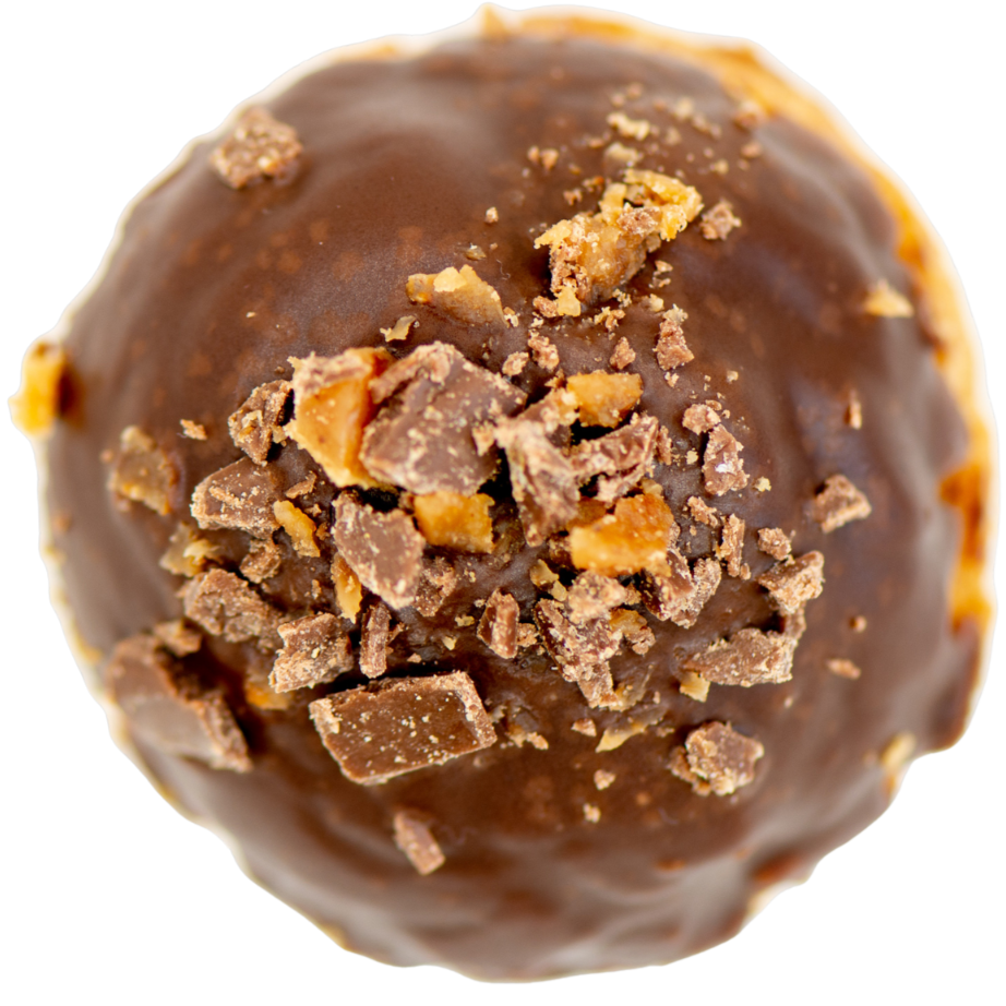 Malted Chocolate Skor Cream Puffs