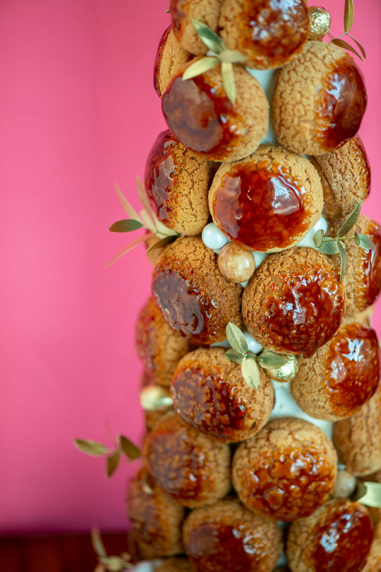 Crème Brûlée Cream Puff Tree