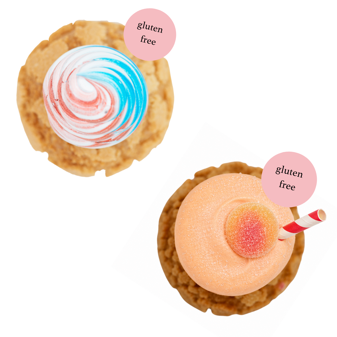 Half & Half Box of Monthly Gluten Free Cream Puffs- August Menu