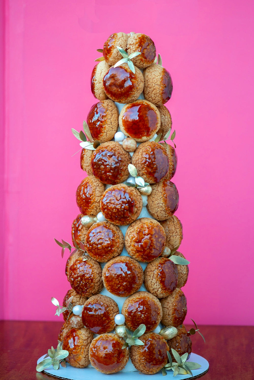 Crème Brûlée Cream Puff Tree